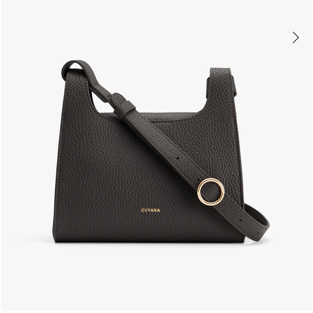 Black Leather Shoulder Bag